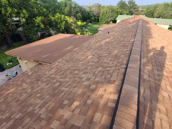 New architectural shingle roof