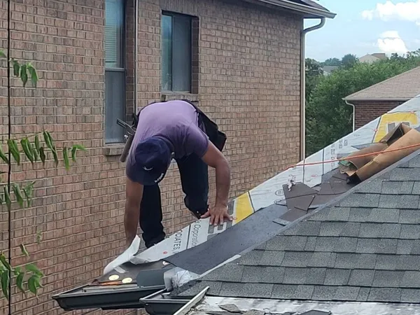 Installing drip edge and starter shingles