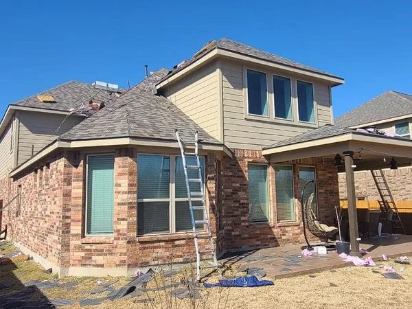 Two-story home re-roof