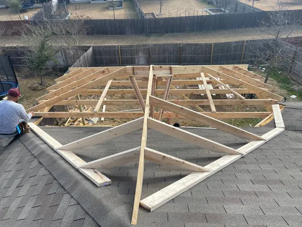 Patio cover rafters