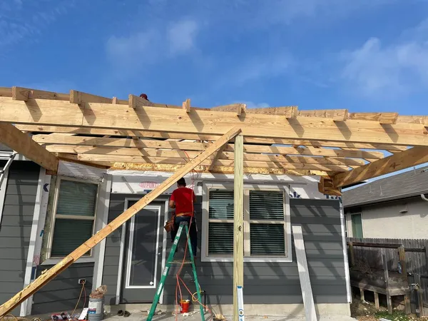 Patio cover framing